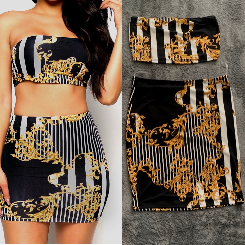 2 Piece Skirt Set Print